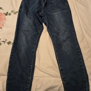 Wax Jean Blue Straight Leg Jeans